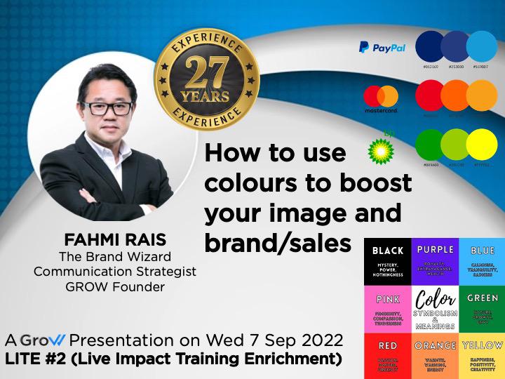 How to use colours to boost your image and brand/sales