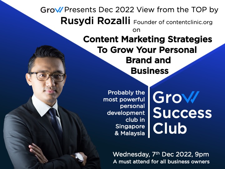 Content Marketing Strategies to Grow your Personal Brand and Business