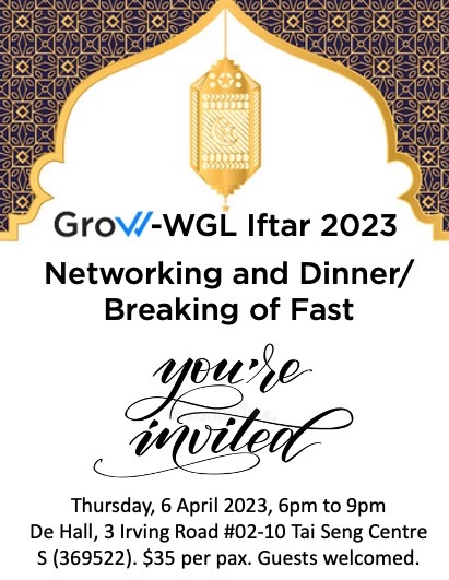 Grow Iftar 2023 Networking and Dinner/Breaking of Fast