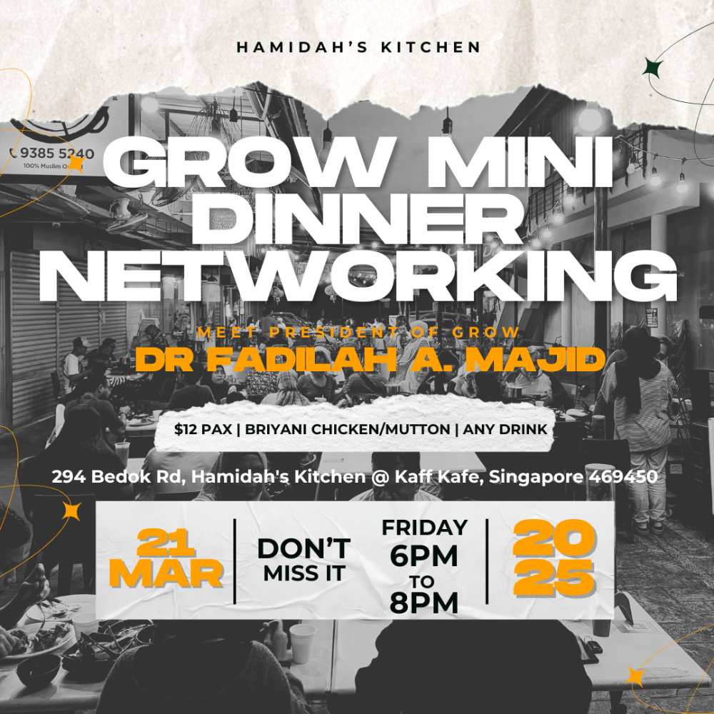Grown Mini Dinner Networking - Meet President Of Grown DR Fadilah A. Majid