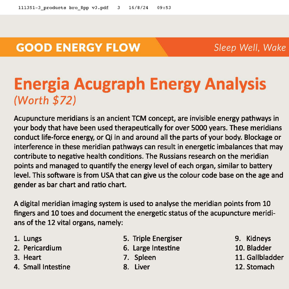 Energia Acugraph Energy Analysis