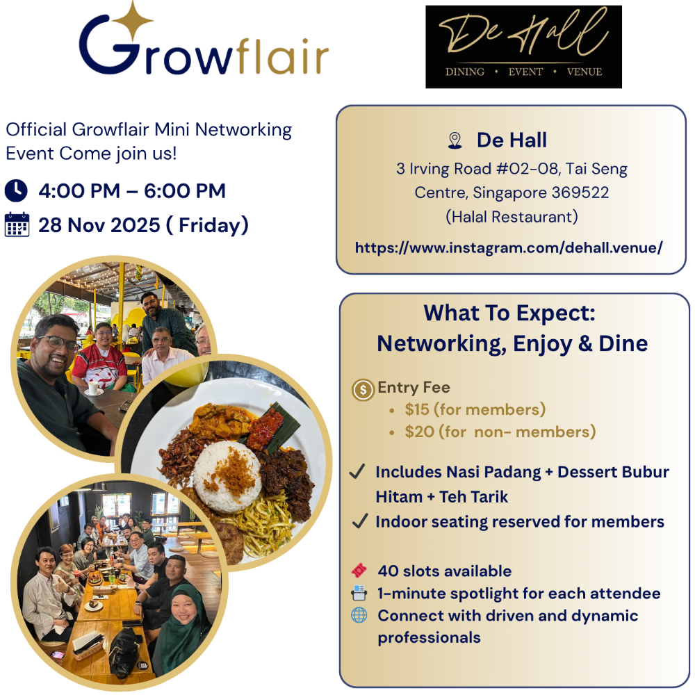 Growflair Mini Networking Event @De Hall